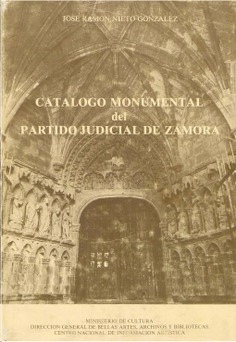 Catálogo monumental del partido judicial de Zamora
