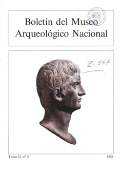 Boletín del Museo Arqueológico Nacional, tomo II, nº 2, 1984