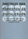 Directrices para proyectos de digitalización