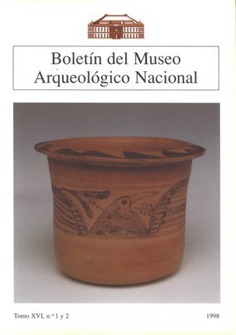 Boletín del Museo Arqueológico Nacional, tomo XVI, nº 1 y 2, 1998
