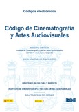 Código de cinematografía y artes audiovisuales 2023