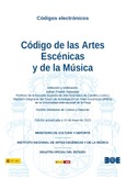 Código de las artes escénicas y de la música 2023