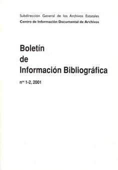 Boletín de Información Bibliográfica nº 3-4, 2001 