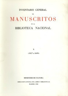 Inventario general de manuscritos (X)
