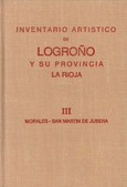 Inventario artístico de Logroño y su provincia. Tomo III