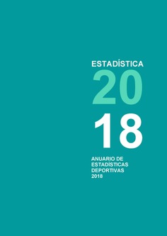 Anuario de estadísticas deportivas 2018