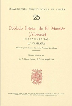 Poblado ibérico de El Macalón (Albacete): (estratigrafías)