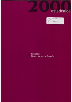Estadística museos y colecciones de españa 2000