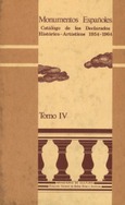 Monumentos españoles: catálogo de los declarados histórico-artísticos 1954-1964. Tomo IV