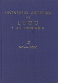 Inventario artístico de Lugo y su provincia. Tomo III