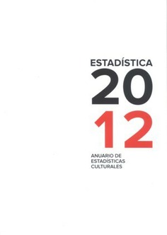 Anuario de estadísticas culturales 2012