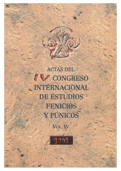 Actas del IV Congreso Internacional. Estudios fenicios y púnicos. Vol. IV