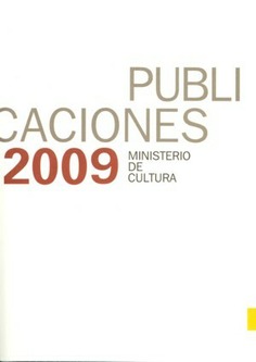 Catálogo de publicaciones 2009