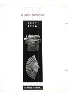 Catálogo de obras restauradas 1982-1986