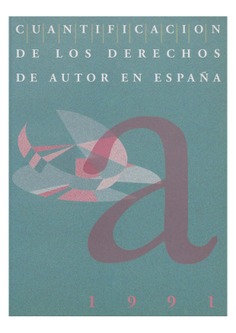 Cuantificación de los derechos de autor en España 1991