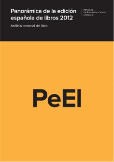 Panorámica de la edición española de libros 2012