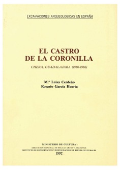 El castro de La Coronilla, Chera, Guadalajara (1980-1986)