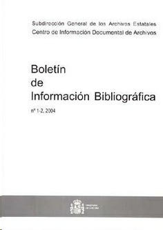 Boletín de Información Bibliográfica nº 1-2, 2004 