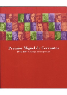Premio Miguel de Cervantes. 1976-2007. Catálogo de la exposición