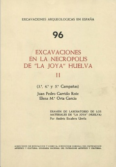 Excavaciones en la necrópolis de "La Joya", Huelva, II