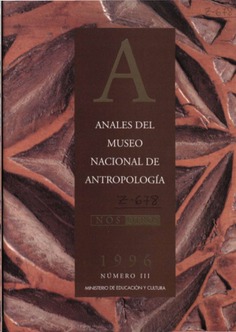 Anales del Museo Nacional de Antropología III/1996