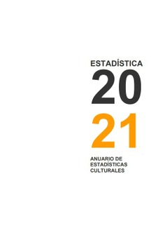 Anuario de estadísticas culturales 2021