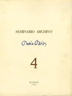 Seminario archivo. Rubén Darío nº 4