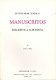 Inventario general de manuscritos (XI)