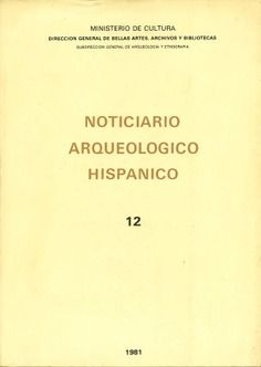 Noticiario arqueológico hispánico. Arqueología-tomo 12
