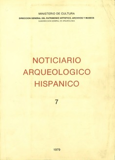 Noticiario arqueológico hispánico. Arqueología-tomo 7