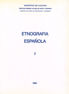 Etnografía española 7, 1989