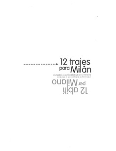 12 trajes para Milán
