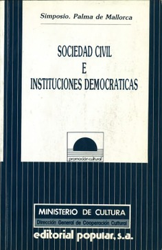 Sociedad civil e instituciones democráticas