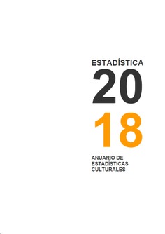 Anuario de estadísticas culturales 2018