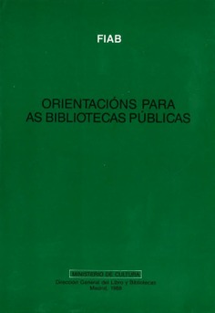 Pautas para bibliotecas públicas (gallego)