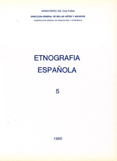Etnografía española 5, 1985