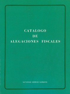 Catálogo de alegaciones fiscales