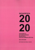 Estadística 2020. Estadística de Fundaciones sujetas al Protectorado Estatal. Serie 2016-2020, síntesis de resultados