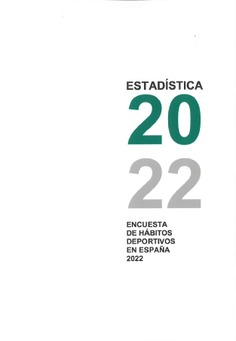 Encuesta de hábitos deportivos en España 2022